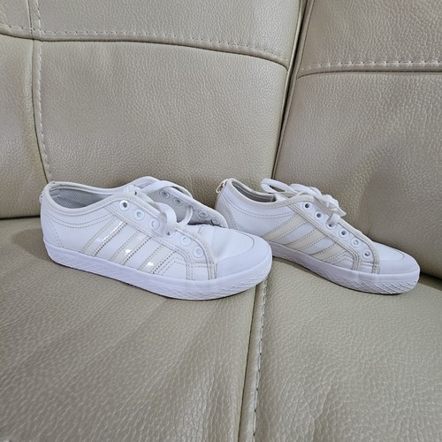 Adidas nizza low white canvas - low,