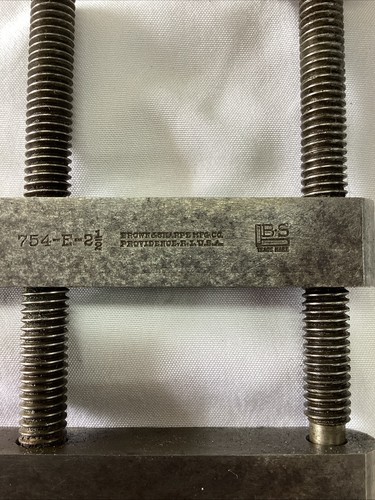 Brown and sharpe - brown, toolmakers