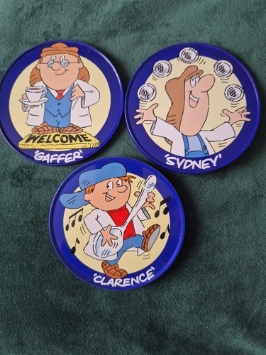 Tetley tea folk coasters - tetley's,