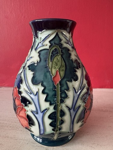 Moorcroft poppy thistle vase - poppy&thistle,