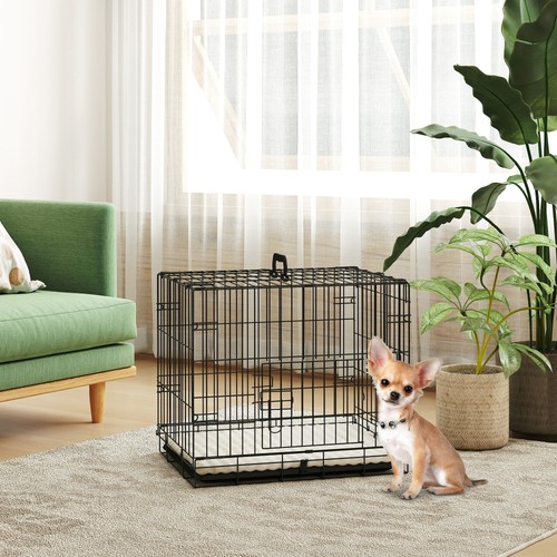 Dog crate with - with, doors