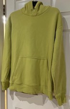 ZARA Men’s Hoodie XL – Lime Green, Warm Fleece Interior