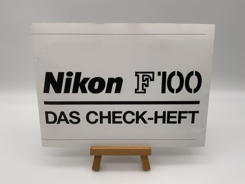 Nikon f100 the check booklet - check,