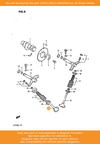 Suzuki valve exhaust - suzuki, valve,exhaust