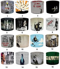 Lampshades To Match Banksy Graffiti Banksy Wall Art Banksy Artwork Banksy Prints