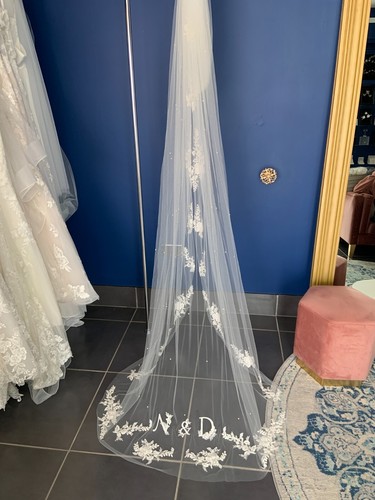 Bridal veill 114 - bridal, inches