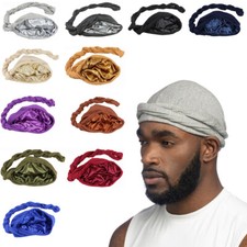 Mens Turban Head Wrap Satin