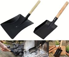 Metal Dust Pan Wooden Handle