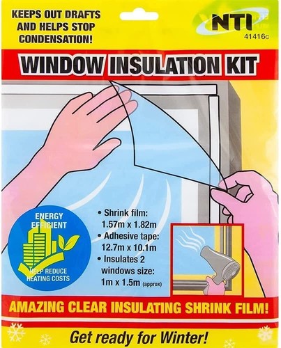 Window insulation kit shrink - window,