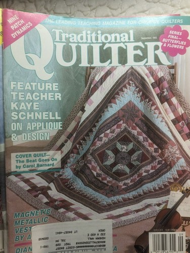 Traditional quilter magazine - quilter,