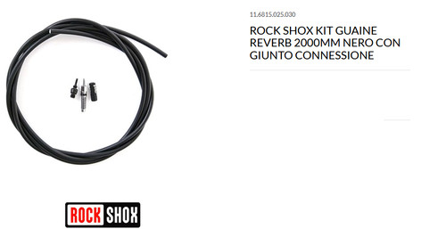Rock shox cable kit - kit, reverb