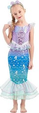 Girls Mermaid Costume Toddler