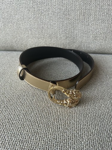 Gucci gold belt size - gold,