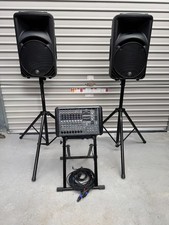 Mackie PA System - 1 x Mackie PPM 608 Amp Controller + 2 x Mackie C300z Speakers