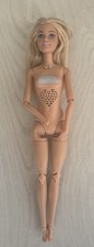 Barbie Singing Doll 2021 Mattel Heart Speaker Nude – Untested, no hands