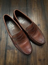 Allen Edmonds Penny Loafers Leather Walden; Vintage, Oxblood UK8.5