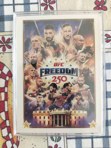Topps now poster - ufc, freedom