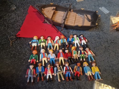 Huge vintage playmobil - huge, pirate