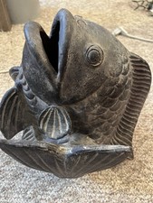 Vintage Terracotta  Fish Vase