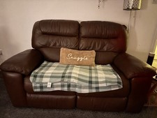 leather sofa 2 seater recliner