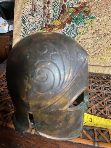 Corinthian bronze helmet - bronze,
