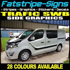 to fit RENAULT TRAFIC MK3 SWB GRAPHICS STICKERS DECALS STRIPES MOTORHOME CAMPER