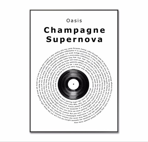Oasis poster champagne - poster,,