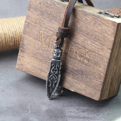 Stainless steel viking dragon - stainless,