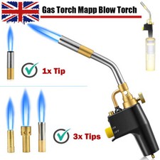Professional Propane Mapp Blow Torch Welding Soldering Gas Plumbing Kit