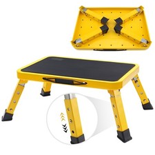 1x RV Caravan Step Non Slip Heavy Duty Stool Lightweight Motorhome Camper Yellow