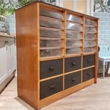 A Vintage Haberdashery Cabinet