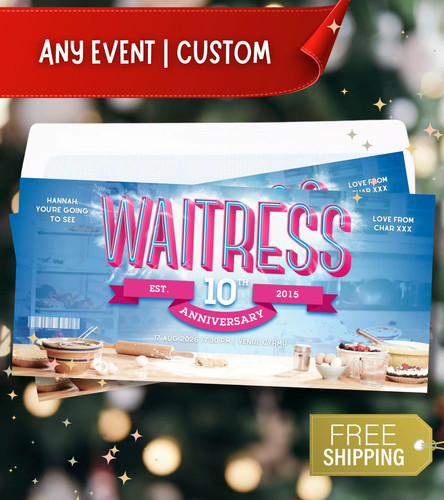 Waitress musical novelty gift - waitress,