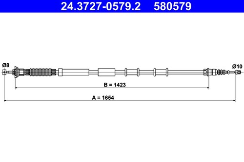 Rear left ate - rear, 24.3727-0579.2