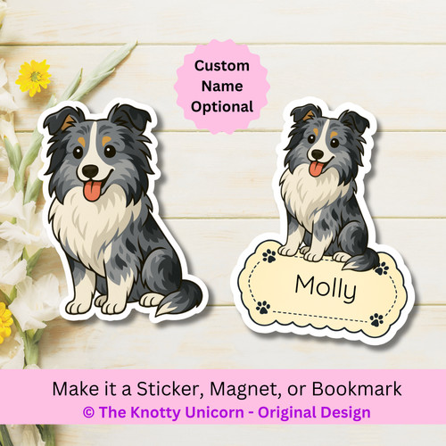 Personalized sheltie dog - personalized,