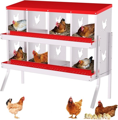 Metal chicken nesting boxes - nesting,