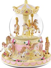 Carousel Music Box Horse Gift