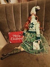 christmas Handmade  Tilda Style doll Ragdoll Gift
