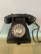 BRITISH BLACK  BAKELITE DIAL