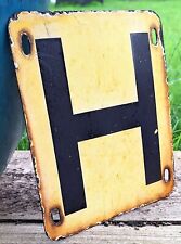 VINTAGE ENAMEL FIREMAN'S HYDRANT SIGN