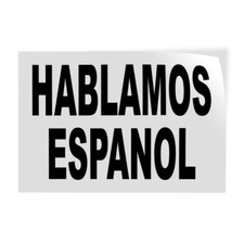 Decal Stickers Hablamos