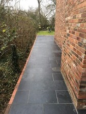 Black Slate Paving Patio Slabs