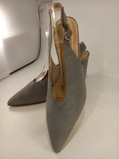 Kin Grey Suede Block Heels