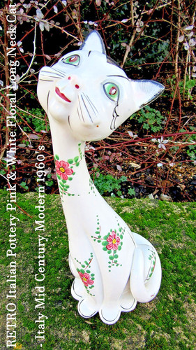 Retro italian pottery pink - pink, &