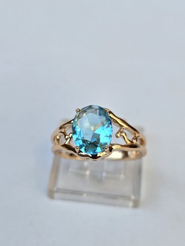 Gold plated swiss blue - plated,