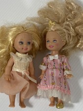 2 x Barbie sister Kelly dolls