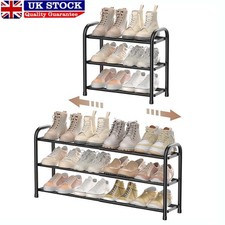 Expandable Shoe Rack, 3 Tier