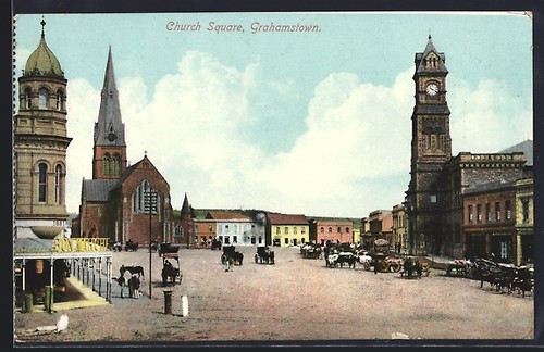 Old postcard grahamstown - old,