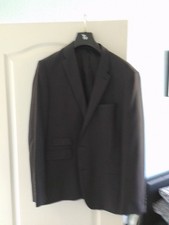 Men's 2-Piece Suit 46R Jacket 34-31 Trousers Grey