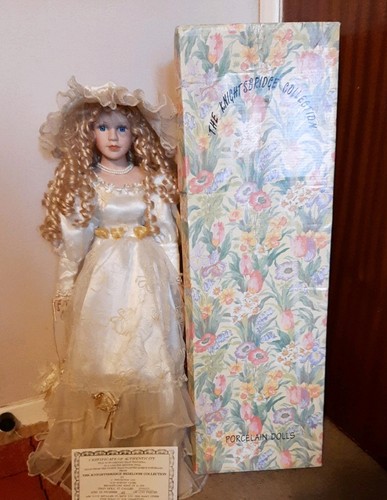 Porcelain doll eugenie - porcelain, (340)