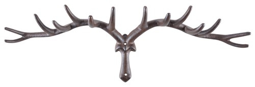 Cast iron stag antler hanging - cast,